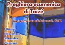 Calendario preghiera ecumenica Taizé anno 2024/2025 Comunità Evangelica Luterana Chiesa “Cristo Salvatore” Torre Annunziata – (NA)